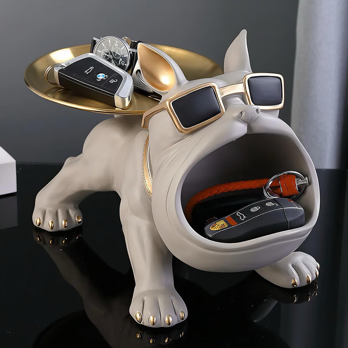 Modern Bulldog Storage Tray